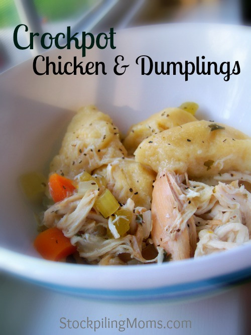 Healthy Chicken And Dumplings Crock Pot
 Crockpot Chicken and Dumplings