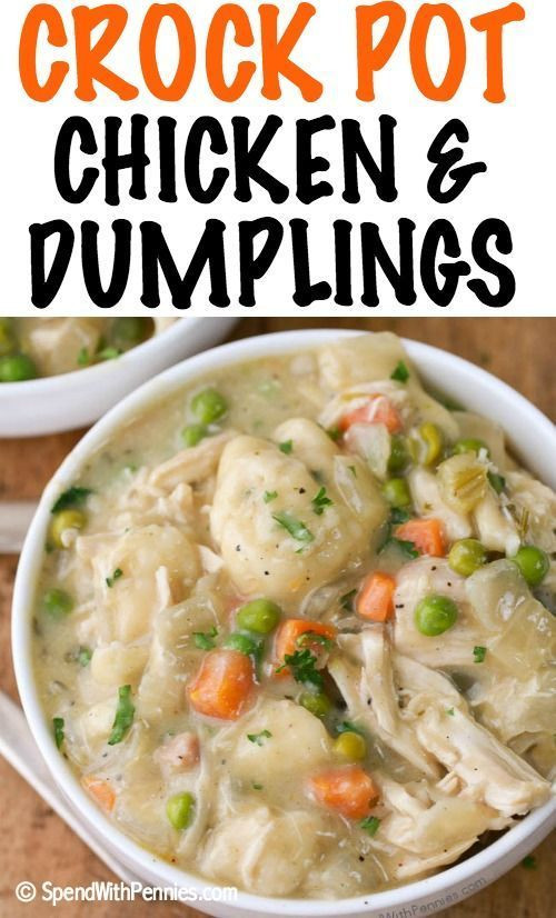 Healthy Chicken And Dumplings Slow Cooker
 17 Best ideas about Chicken And Dumplings on Pinterest