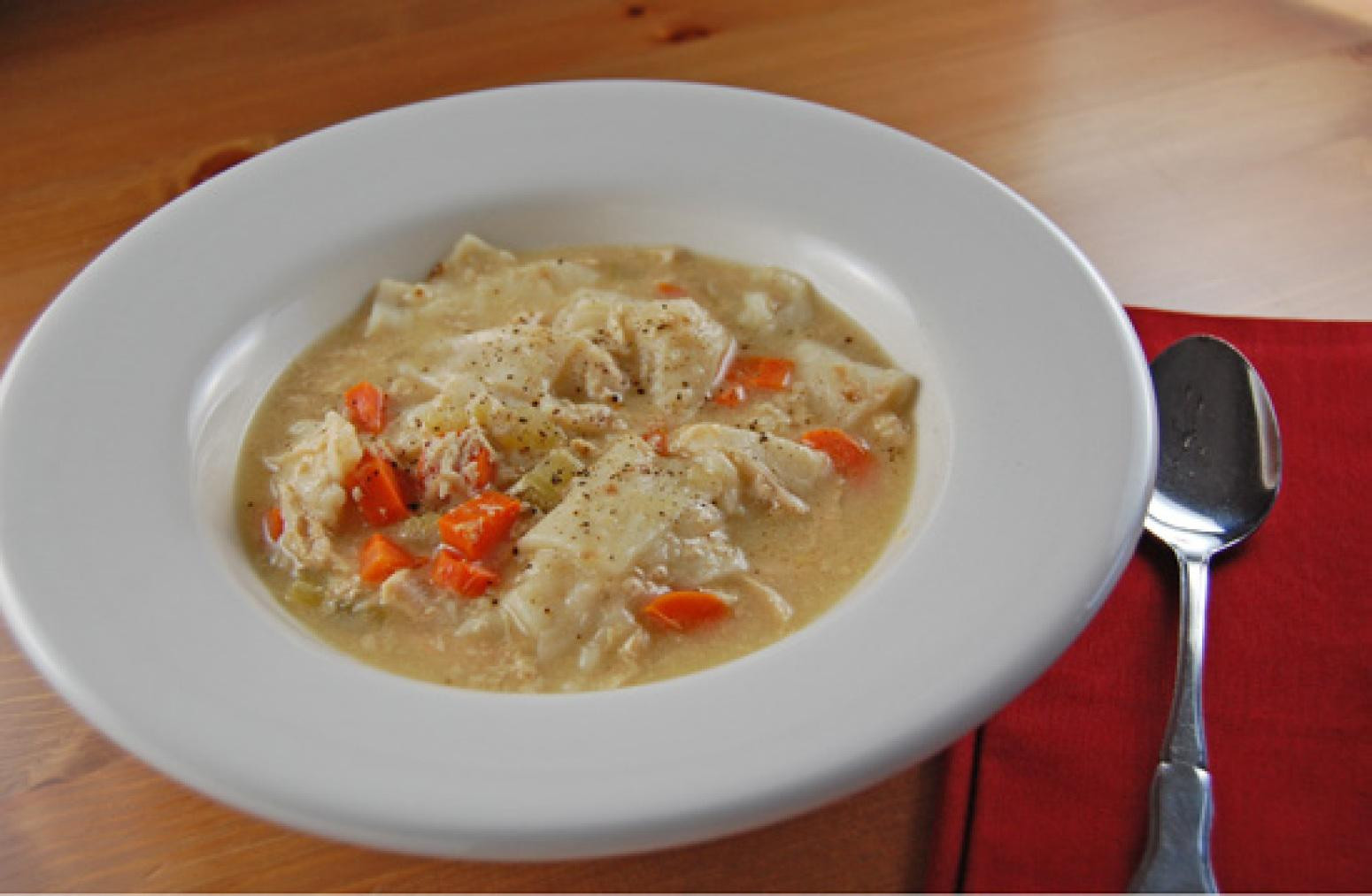 Healthy Chicken And Dumplings Slow Cooker
 Chicken and Dumplings in the Slow Cooker Recipe