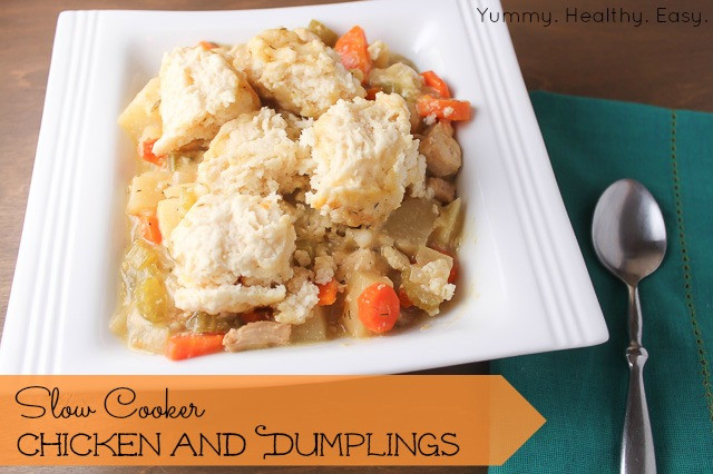 Healthy Chicken And Dumplings Slow Cooker
 40 Crockpot Dinner Ideas