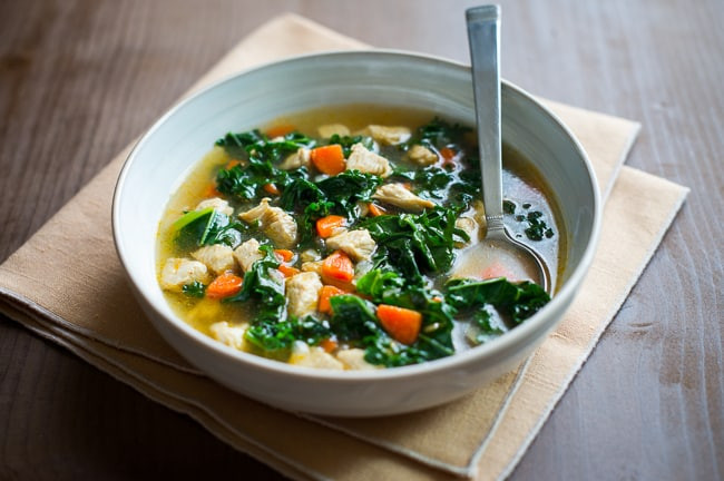 Healthy Chicken And Kale Recipes
 Healthy Chicken Soup with Kale Recipe
