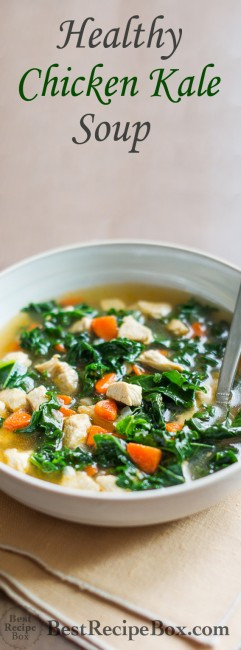 Healthy Chicken And Kale Recipes
 Healthy Chicken Soup with Kale Recipe