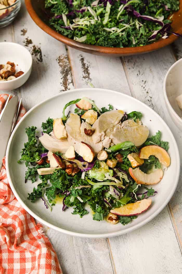 Healthy Chicken And Kale Recipes
 Apple Healthy Chicken Kale Salad Recipe diycandy