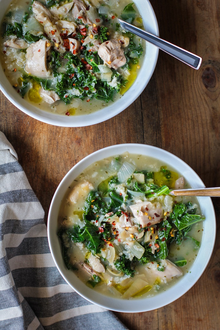 Healthy Chicken And Kale Recipes
 Crock Pot Chicken Artichoke and Kale Soup The Roasted Root