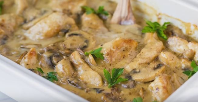 Healthy Chicken And Mushroom Casserole
 Savory Chicken Mushroom Casserole Recipe