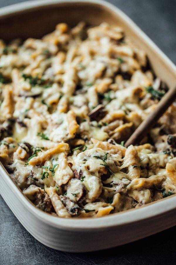 Healthy Chicken And Mushroom Casserole
 Healthy Mushroom Alfredo Pasta Bake DimitraPagomenou