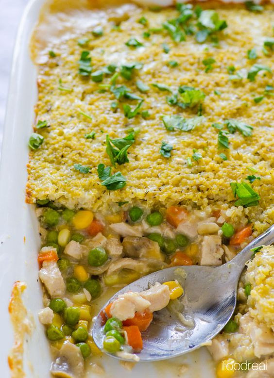 Healthy Chicken And Quinoa Recipes
 Quinoa Chicken Pot Pie Recipe