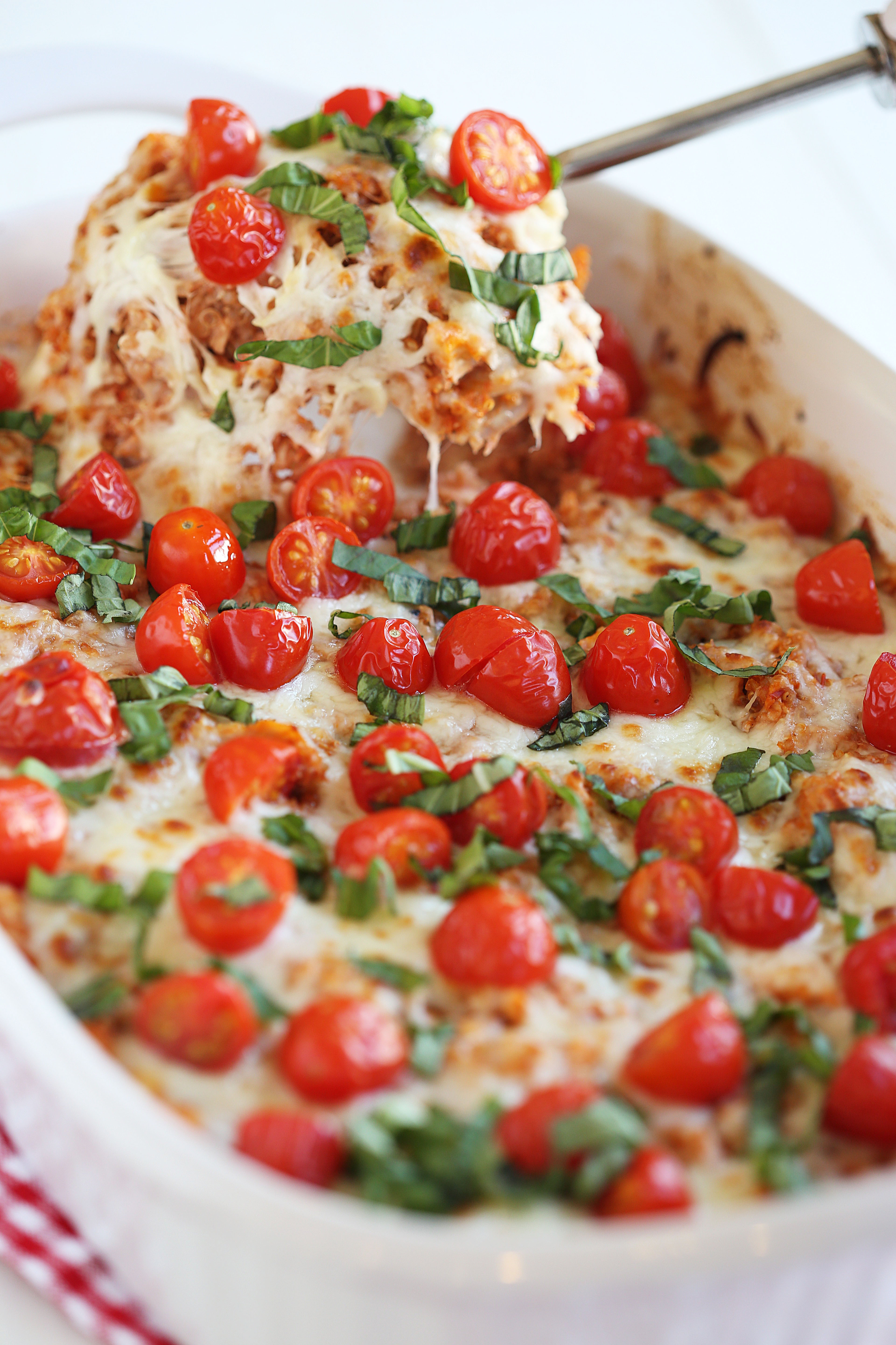 Healthy Chicken And Quinoa Recipes
 Cheesy Caprese Chicken & Quinoa Casserole Eat Yourself