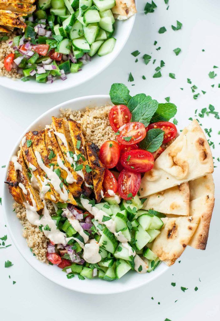 Healthy Chicken And Quinoa Recipes
 Healthy Chicken Shawarma Quinoa Bowls Recipe