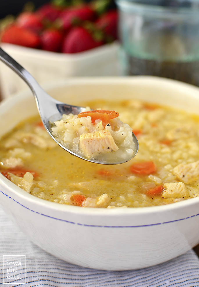 Healthy Chicken And Rice Soup
 Easy Chicken and Rice Soup Gluten Free Soup Recipe