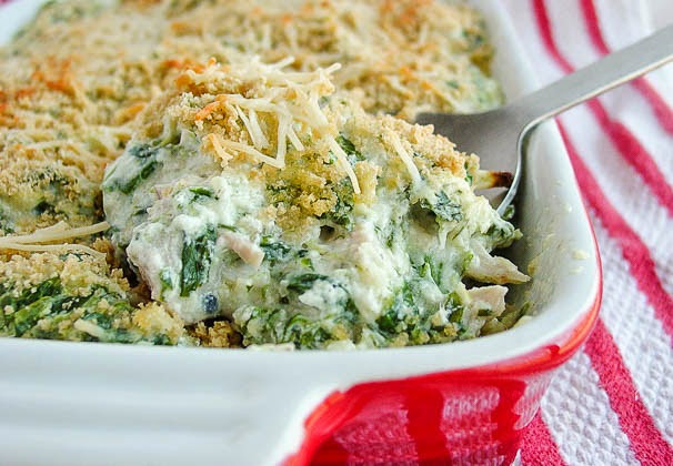 Healthy Chicken And Spinach Casserole
 chicken and spinach casserole