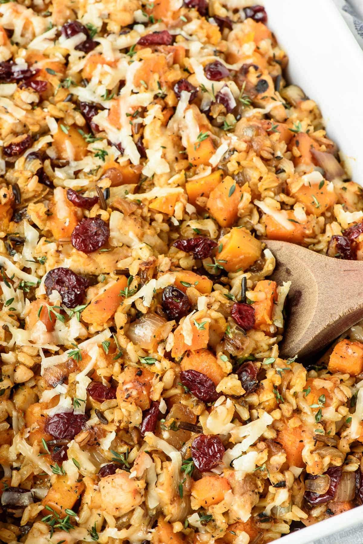 Healthy Chicken And Wild Rice Casserole
 Chicken and Wild Rice Casserole with Butternut Squash