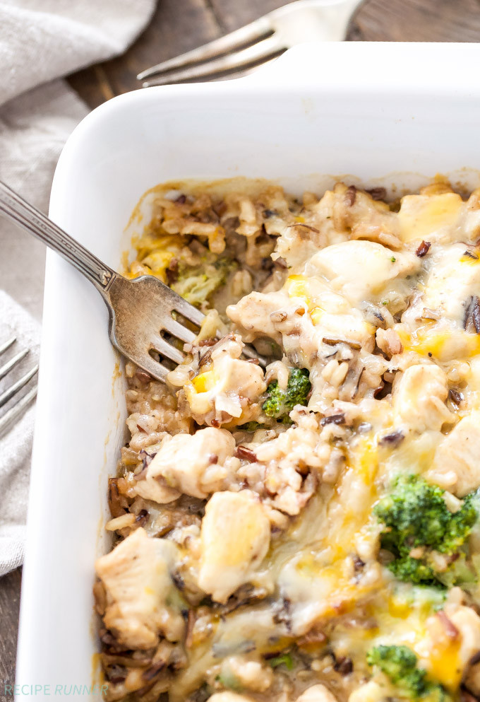 Healthy Chicken And Wild Rice Casserole
 Broccoli Chicken and Cheese Wild Rice Casserole Recipe