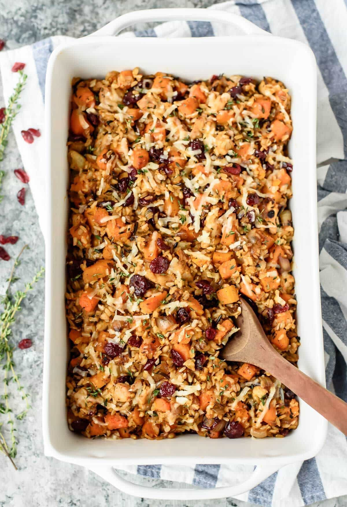 Healthy Chicken And Wild Rice Casserole
 Chicken and Wild Rice Casserole with Butternut Squash