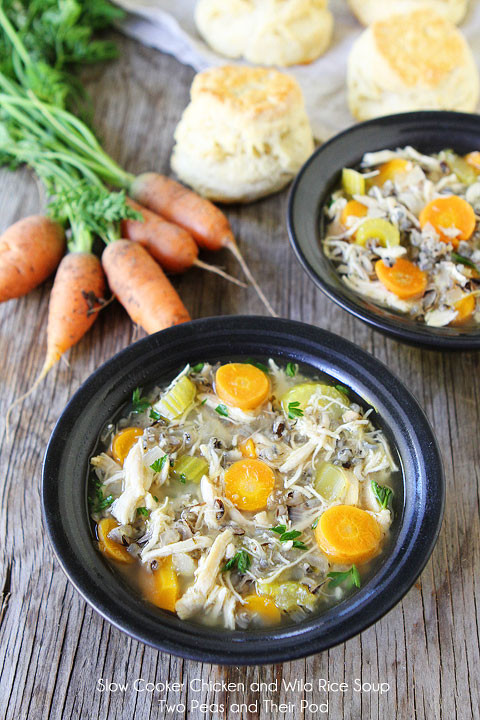 Healthy Chicken And Wild Rice Soup
 Slow Cooker Chicken and Wild Rice Soup