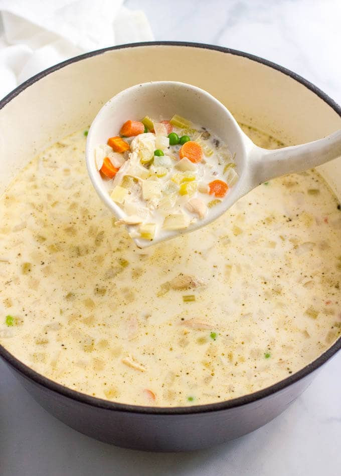 Healthy Chicken And Wild Rice Soup
 Healthy creamy chicken and wild rice soup Family Food on