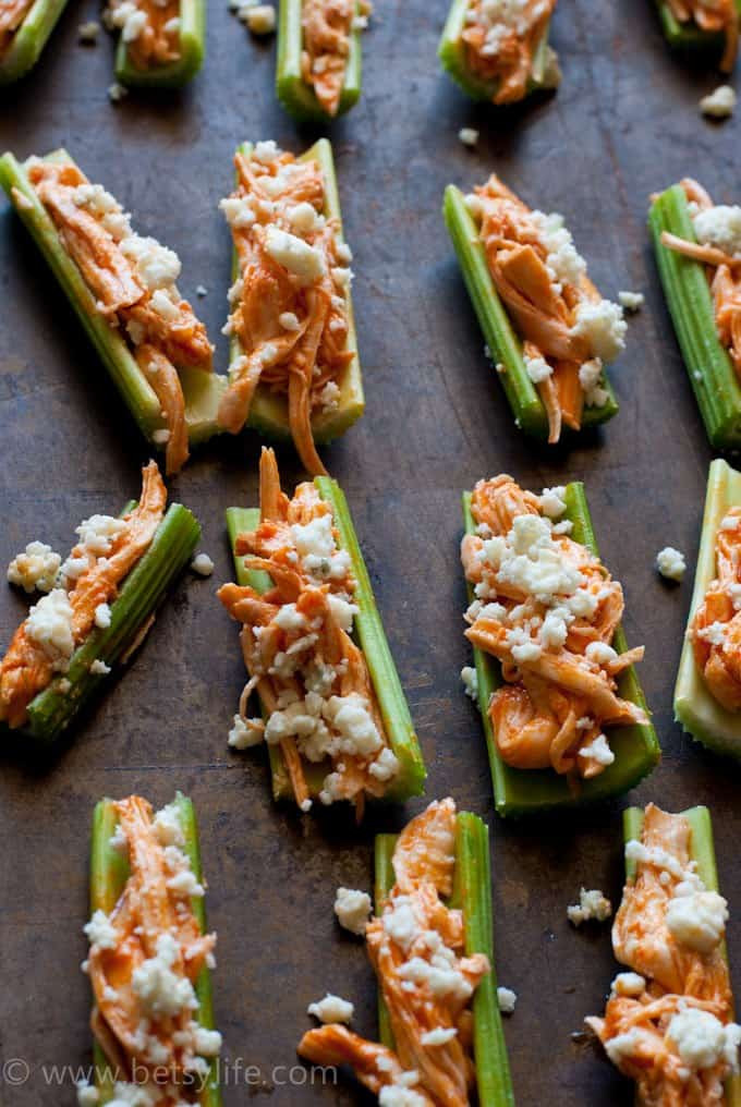 Healthy Chicken Appetizers
 celery horderves