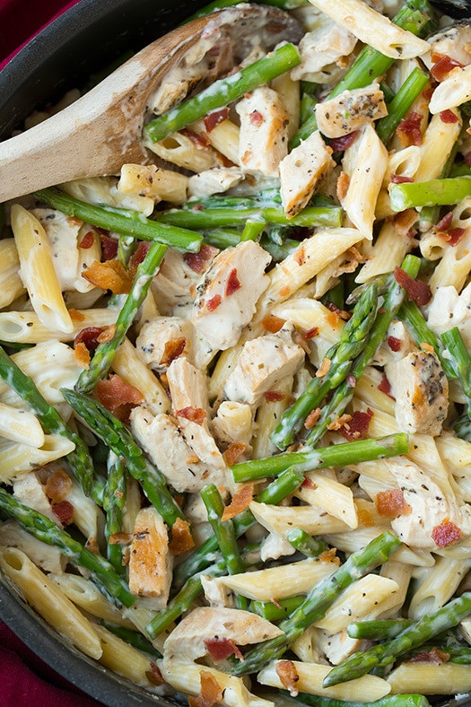 Healthy Chicken Asparagus Casserole
 Creamy Chicken and Asparagus Pasta Cooking Classy