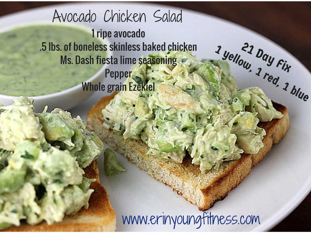 Healthy Chicken Avocado Recipes
 Clean and Healthy Avocado Chicken Salad Erin Young Fitness