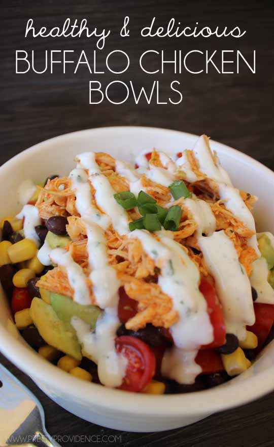 Healthy Chicken Bowl Recipes
 Healthy Buffalo Chicken Bowls