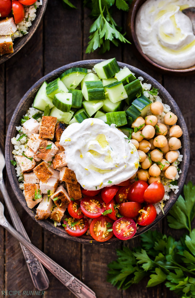 Healthy Chicken Bowl Recipes
 Healthy Chicken Shawarma Bowls Recipe Runner