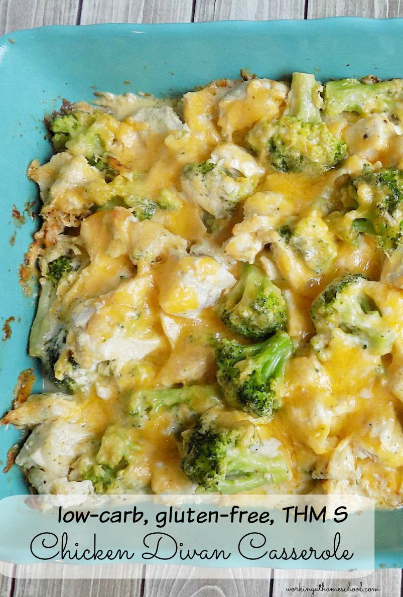 Healthy Chicken Casserole Low Carb
 Low Carb Chicken Divan Casserole