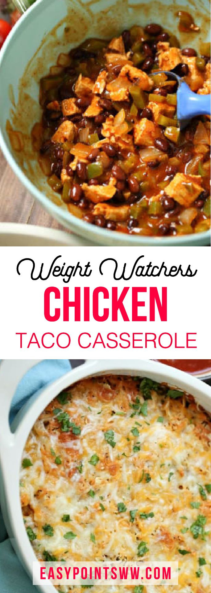 Healthy Chicken Casserole Recipes Weight Watchers
 25 best ideas about Chicken taco casserole on Pinterest