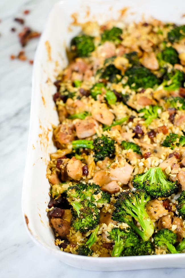 Healthy Chicken Cauliflower Casserole
 Healthy Chicken and Broccoli Casserole Paleo Whole30