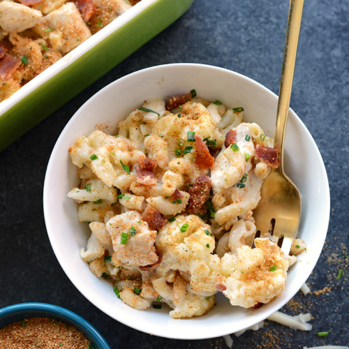 Healthy Chicken Cauliflower Casserole
 Cauliflower Mac N Chicken Casserole Get Healthy U