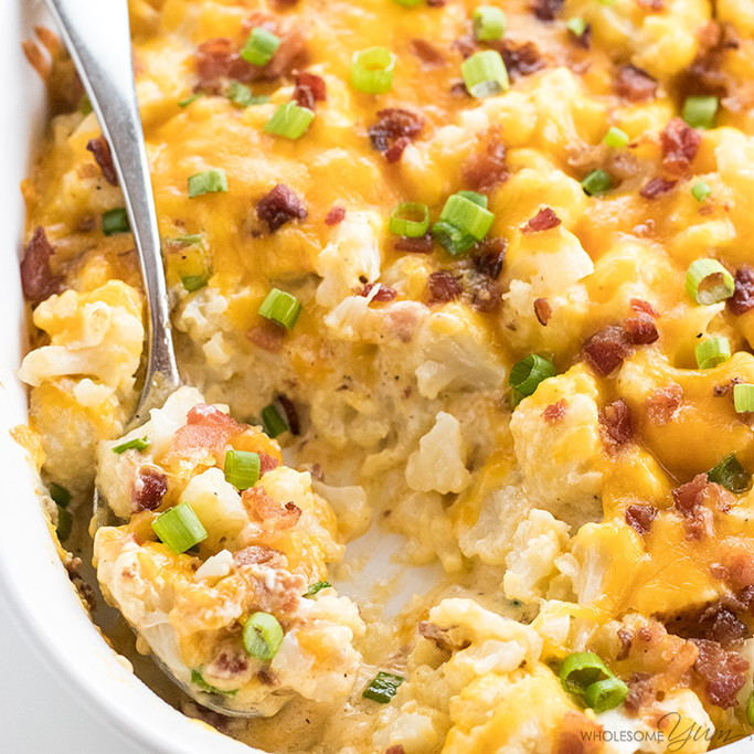 Healthy Chicken Cauliflower Casserole
 Healthy Holiday Side Dishes