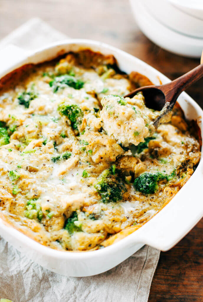 Healthy Chicken Cauliflower Casserole
 Chicken Broccoli Cauliflower Rice Casserole Paleo Gluten