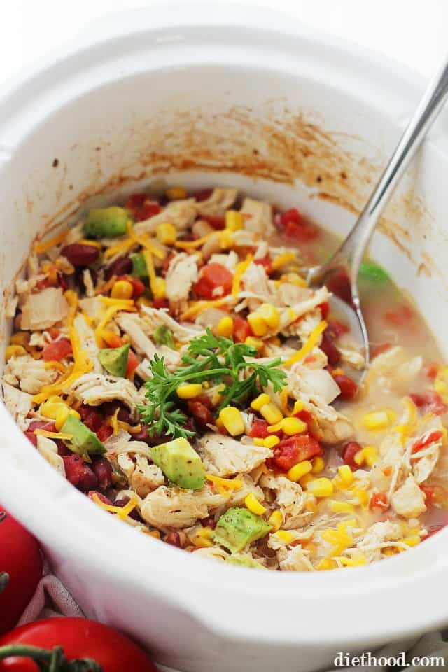 Healthy Chicken Chili Crock Pot
 Crock Pot White Chicken Chili Recipe