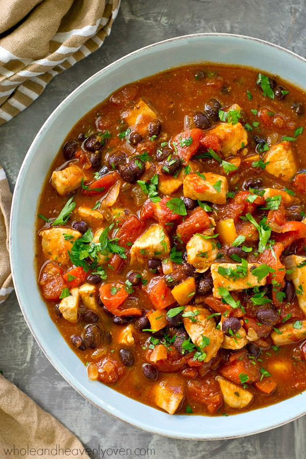 Healthy Chicken Chili Crock Pot
 Healthy Crockpot Chipotle Chicken Chili