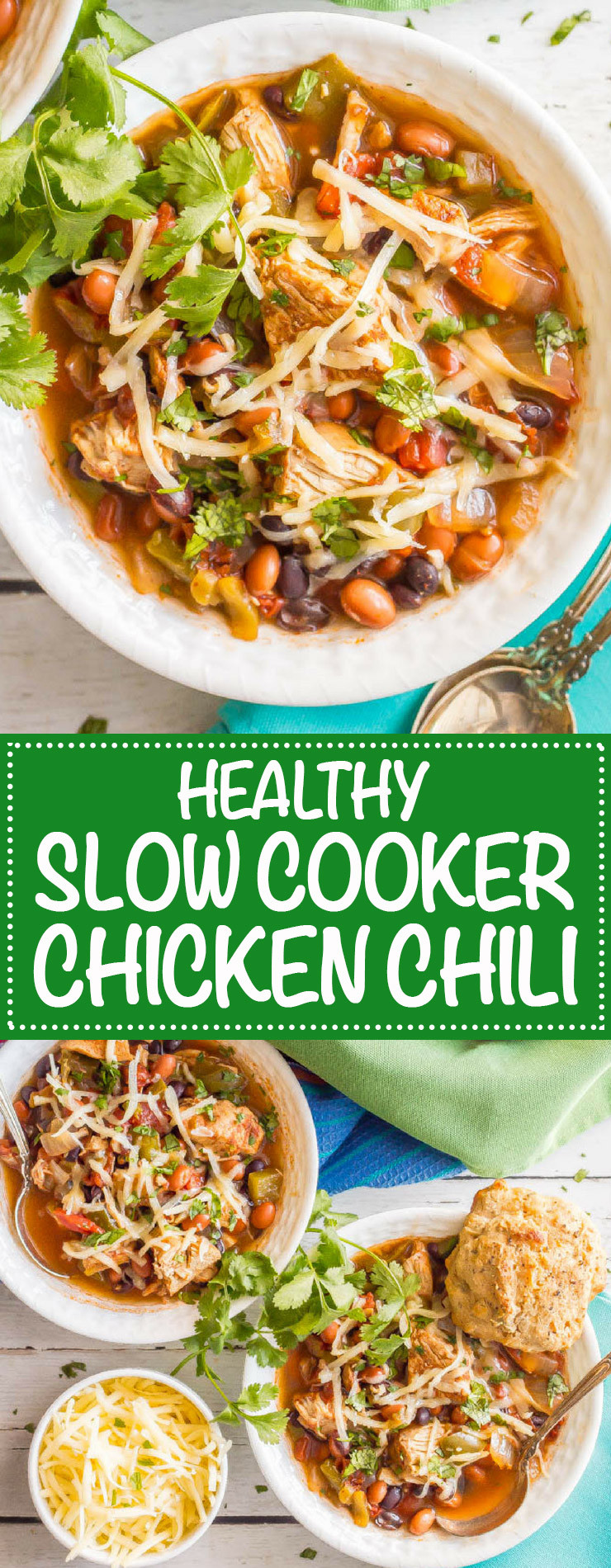 Healthy Chicken Chili Slow Cooker
 Healthy slow cooker chicken chili Family Food on the Table