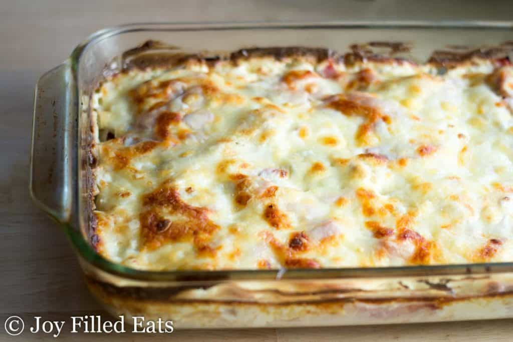 Healthy Chicken Cordon Bleu Casserole
 Chicken Cordon Bleu Casserole Low Carb Keto Easy Joy