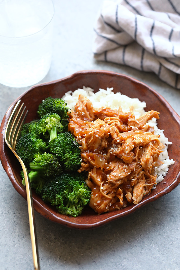 Healthy Chicken Crockpot Dinners
 Crockpot Sesame Chicken Recipe Fit Foo Finds