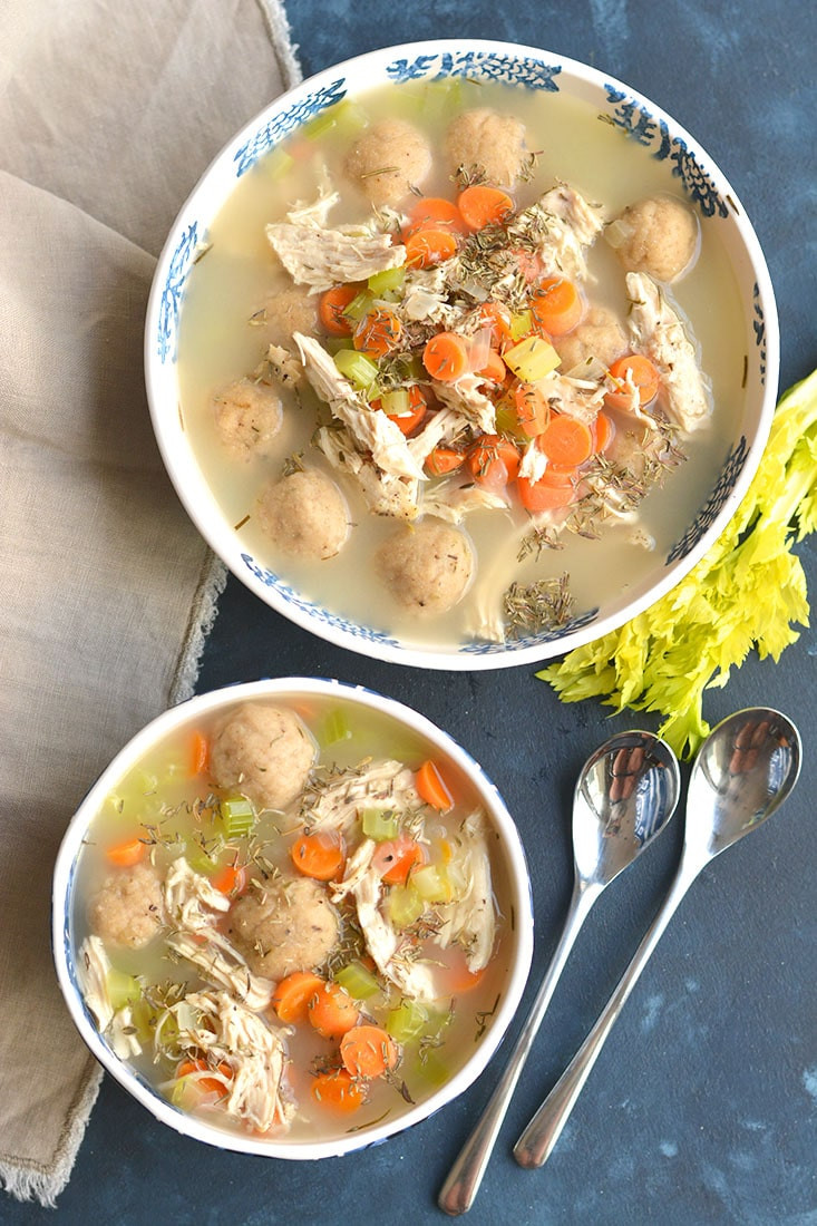 Healthy Chicken Dumplings
 Healthy Chicken Dumpling Soup GF Low Cal Skinny