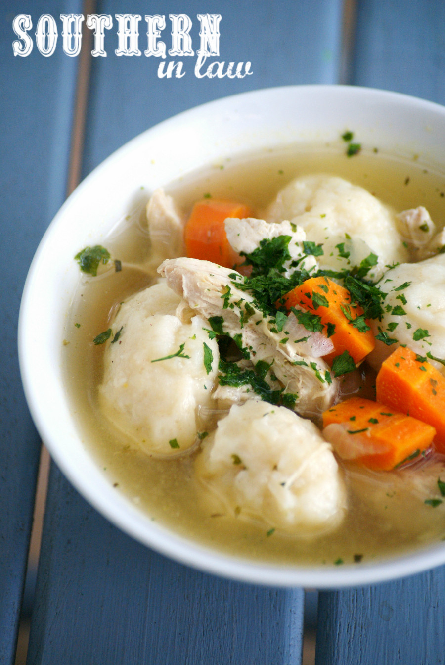 Healthy Chicken Dumplings
 Southern In Law Recipe Healthy Chicken and Dumpling Soup