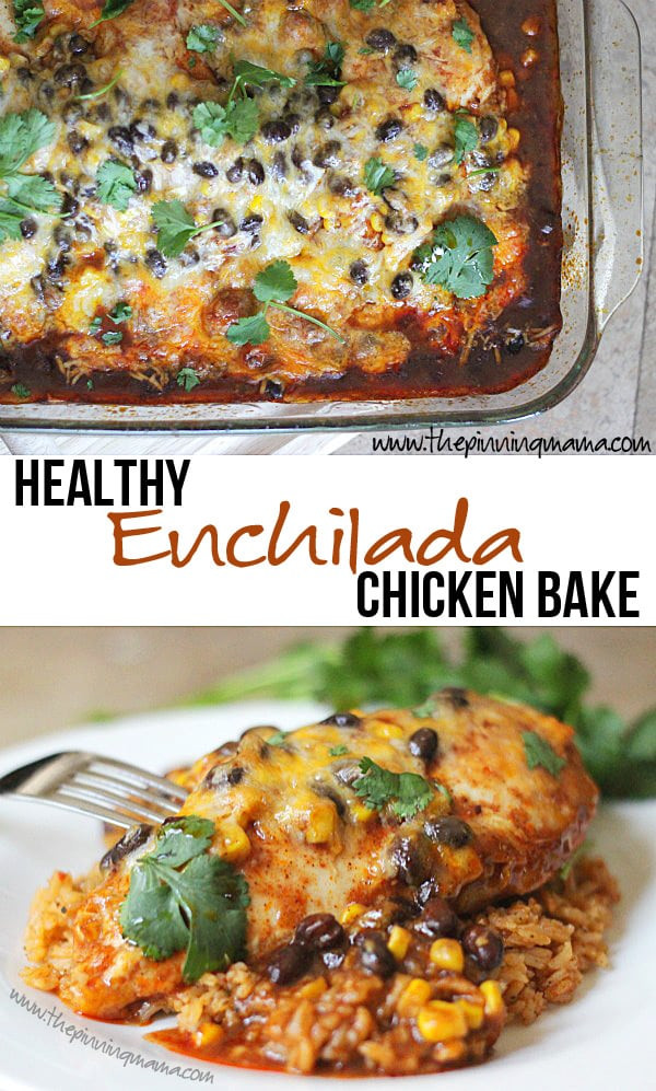 Healthy Chicken Enchilada Casserole
 Healthy Enchilada Chicken Bake Recipe