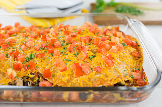 Healthy Chicken Enchilada Casserole Recipe
 Recipe Skinny Chicken Enchilada Casserole