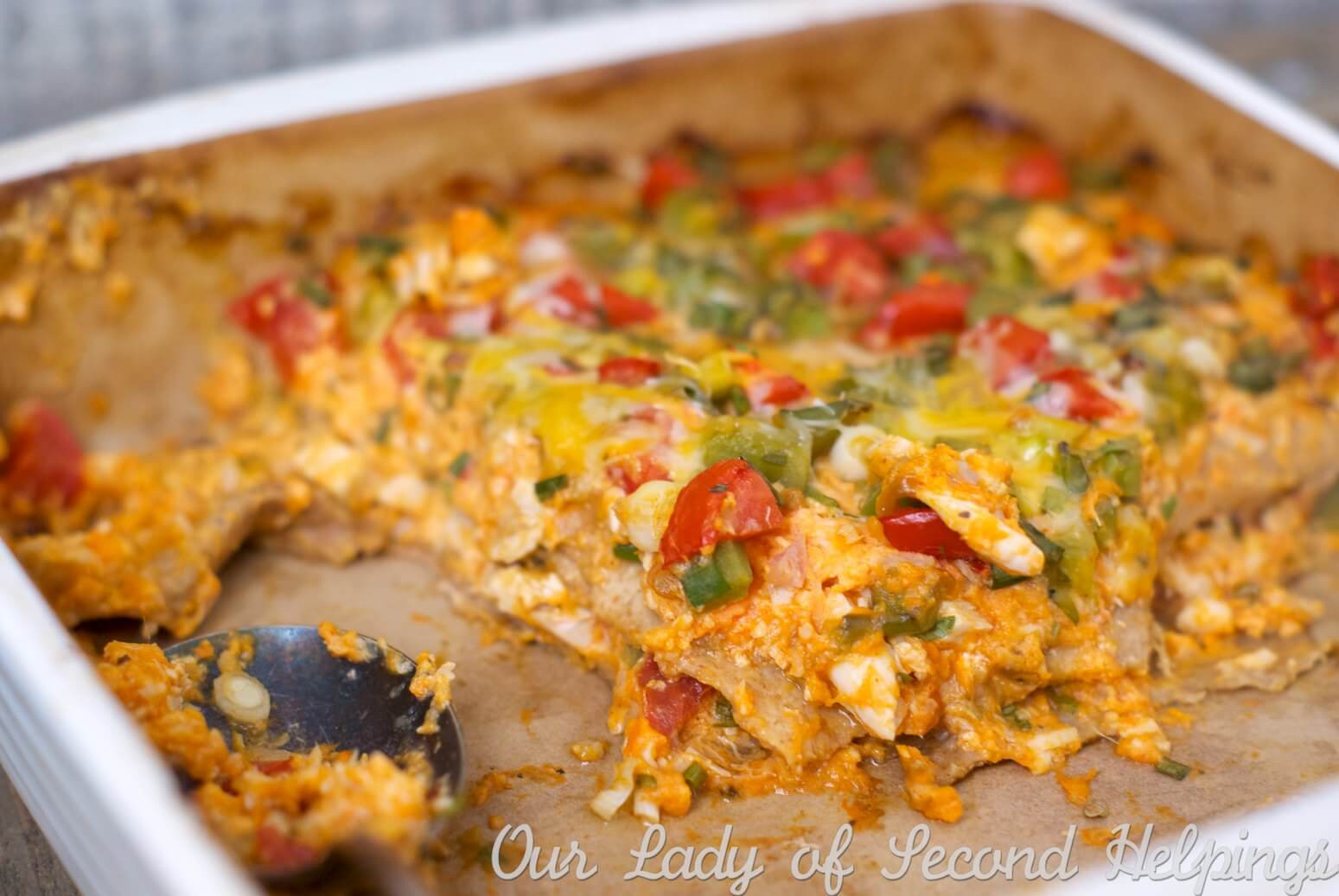 Healthy Chicken Enchilada Casserole Recipe
 Chicken & Sweet Potato Layered Enchiladas