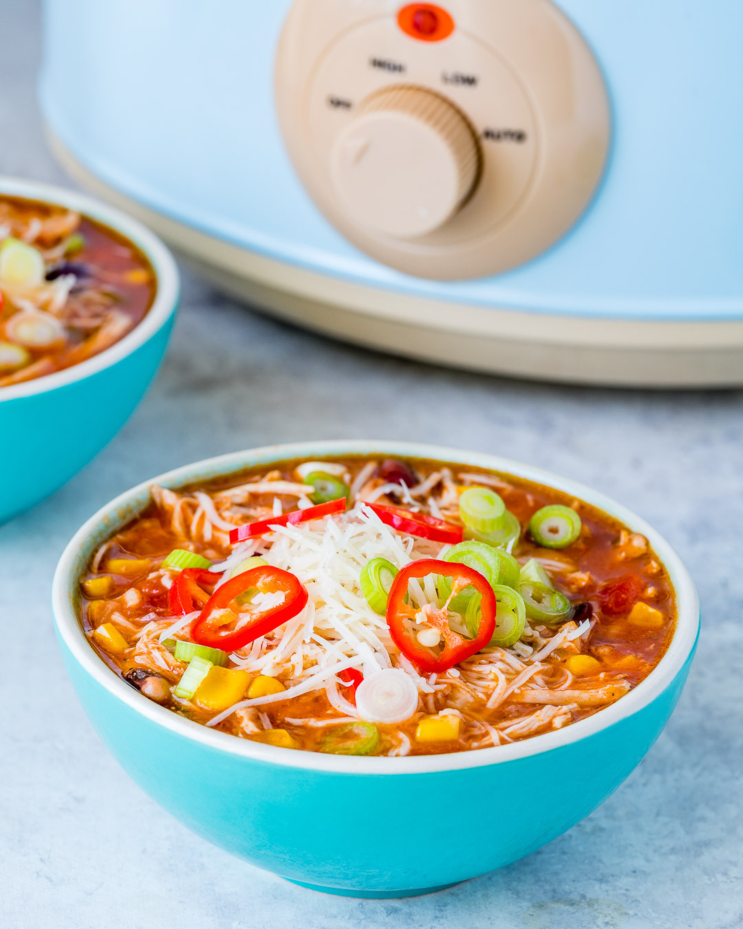 Healthy Chicken Enchilada Soup
 Eat Clean Crockpot Chicken Enchilada Soup is Fast & Easy