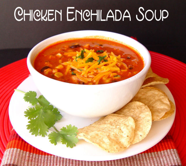 Healthy Chicken Enchilada Soup
 Chicken Enchilada Soup Crock Pot