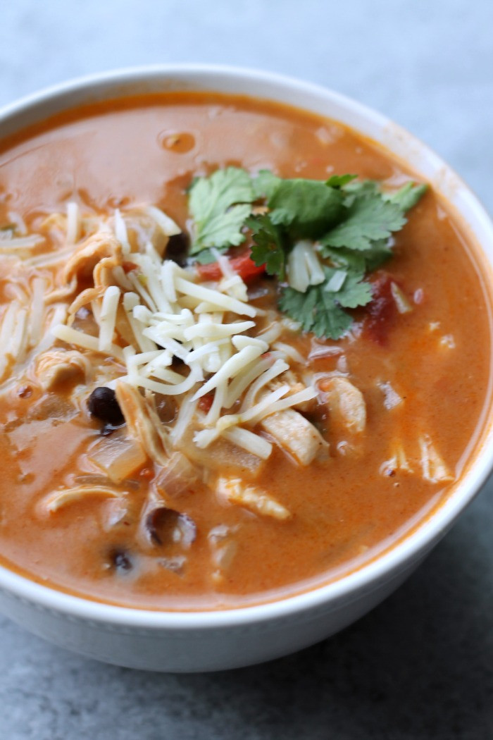 Healthy Chicken Enchilada Soup
 Healthy Chicken Enchilada Soup Organize Yourself Skinny