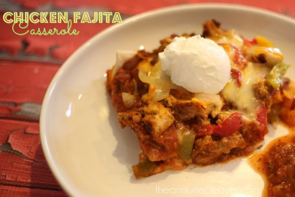 Healthy Chicken Fajita Casserole
 Best 25 Chicken fajita casserole ideas on Pinterest