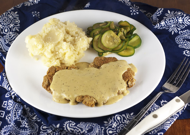 Healthy Chicken Fried Steak
 Recipe Baked Vegan "Chicken Fried Steak" with Miso Gravy