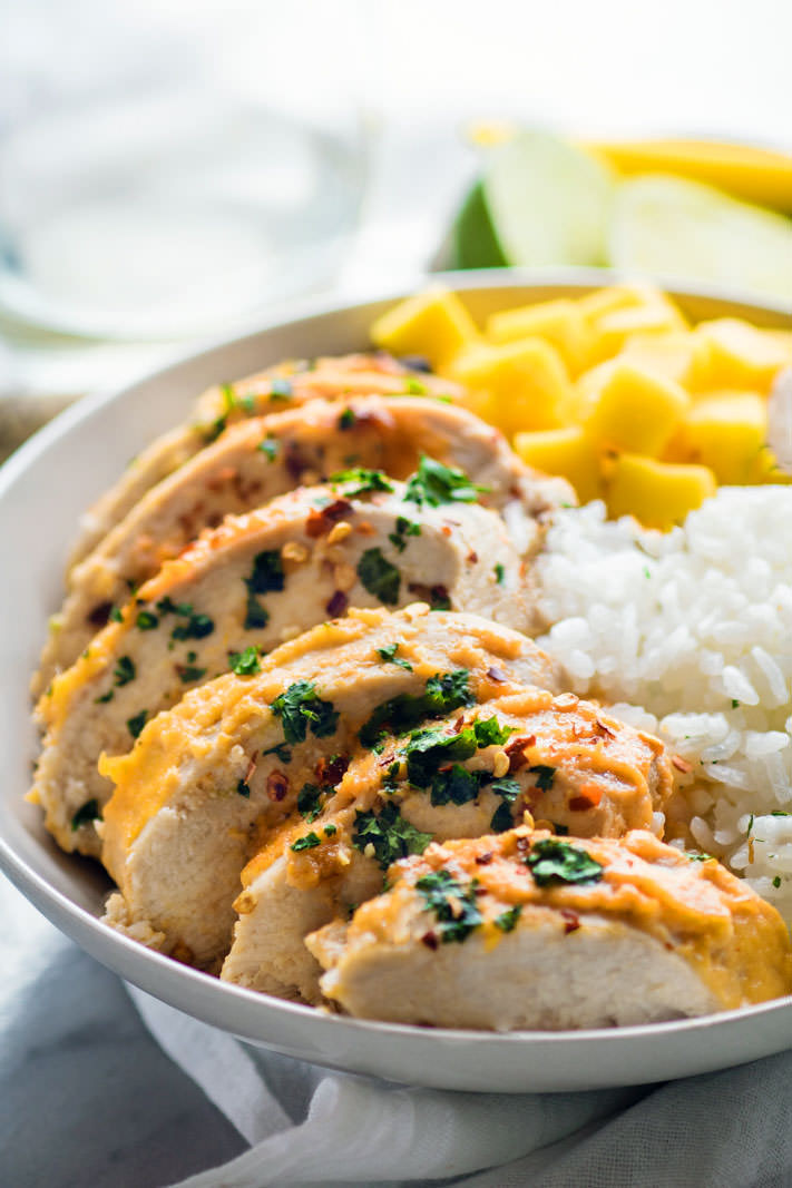 Healthy Chicken Marinades
 Healthy Chili Lime Mango Marinated Chicken Bowls Gluten Free