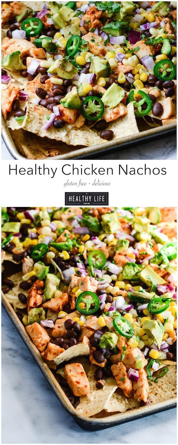 Healthy Chicken Nachos
 Healthy Chicken Nachos A Healthy Life For Me