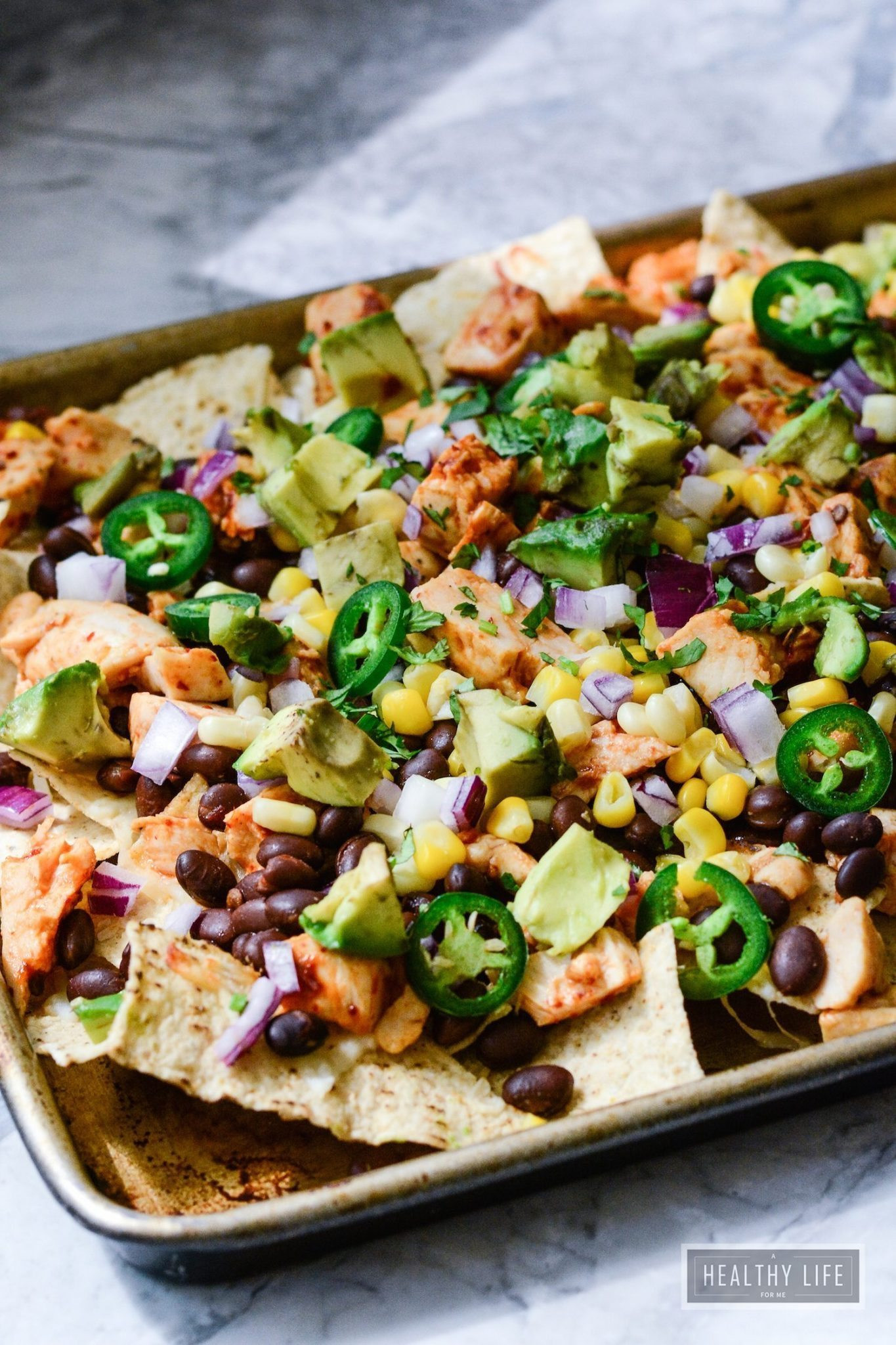 Healthy Chicken Nachos
 Healthy Chicken Nachos A Healthy Life For Me