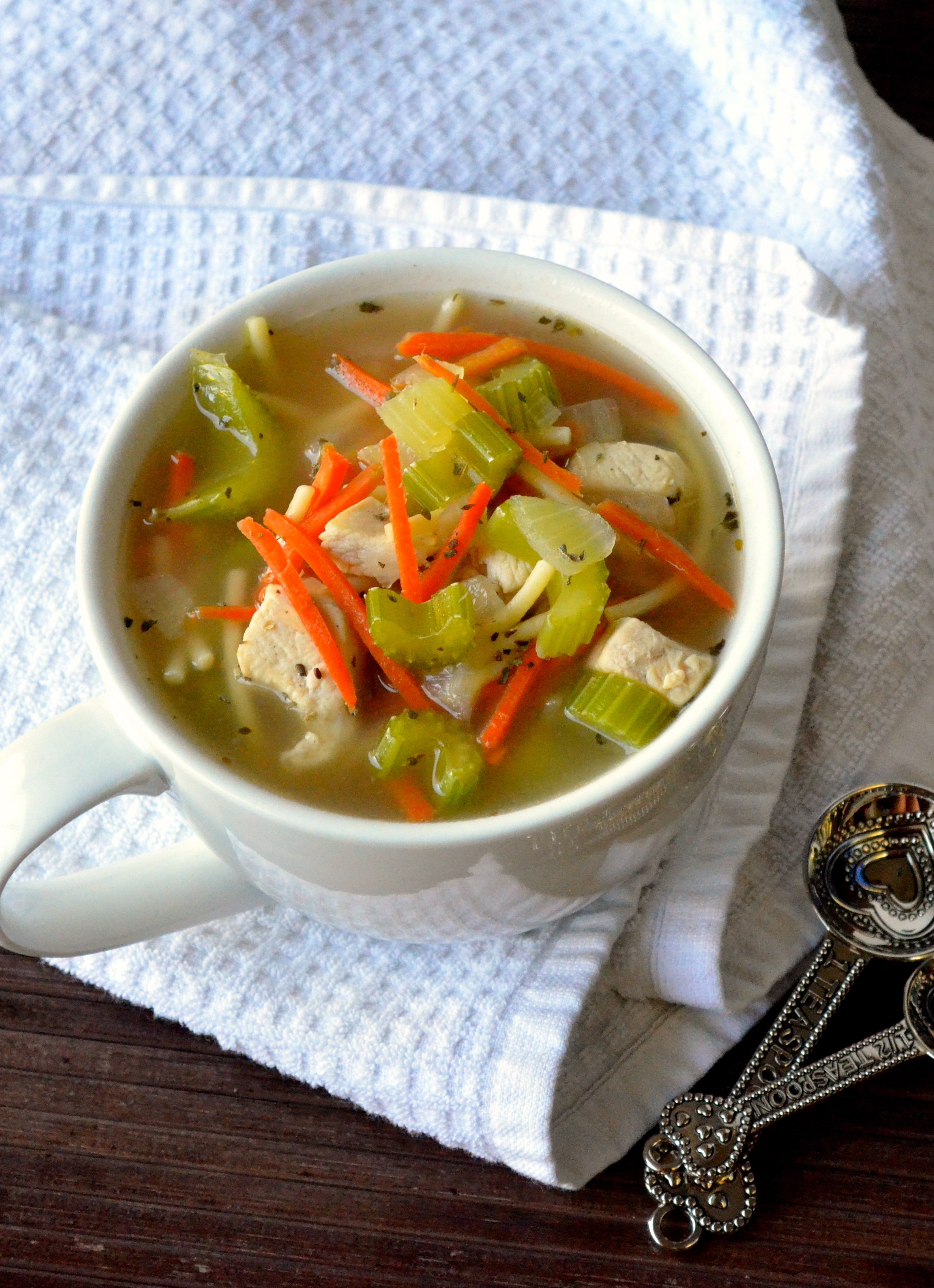 Healthy Chicken Noodle Soup Recipe
 Hearty Chicken Noodle Soup Apple of My Eye